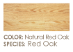 Somerset Color Strip Red Oak Natural PS2101