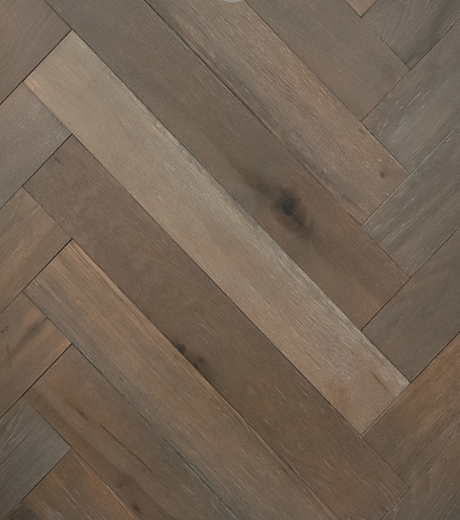 Provenza Floors Herringbone White Oak Stone Grey- 3-1/2" proher1002